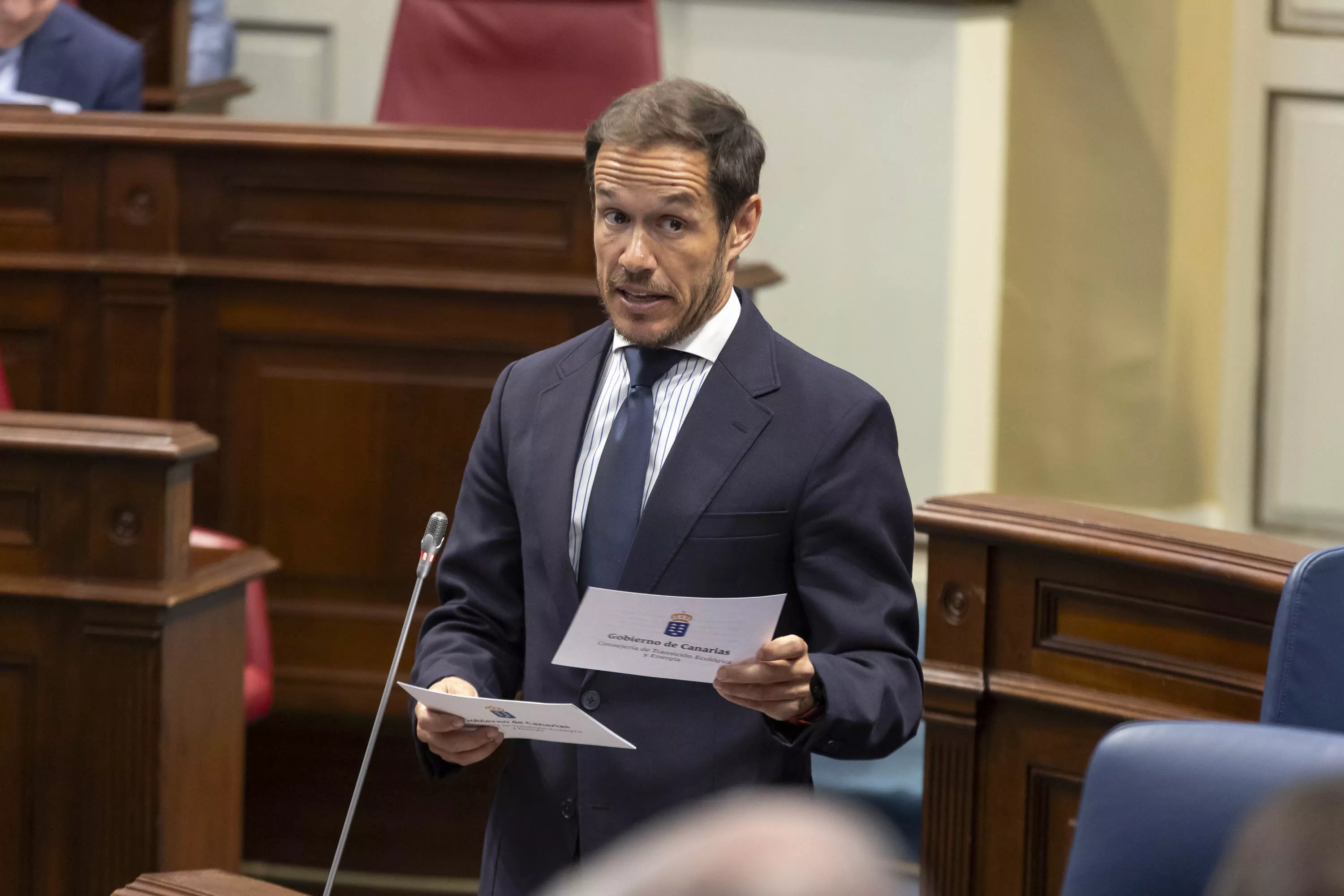 El consejero de Transición Ecológica, Mariano Zapata. / EFE