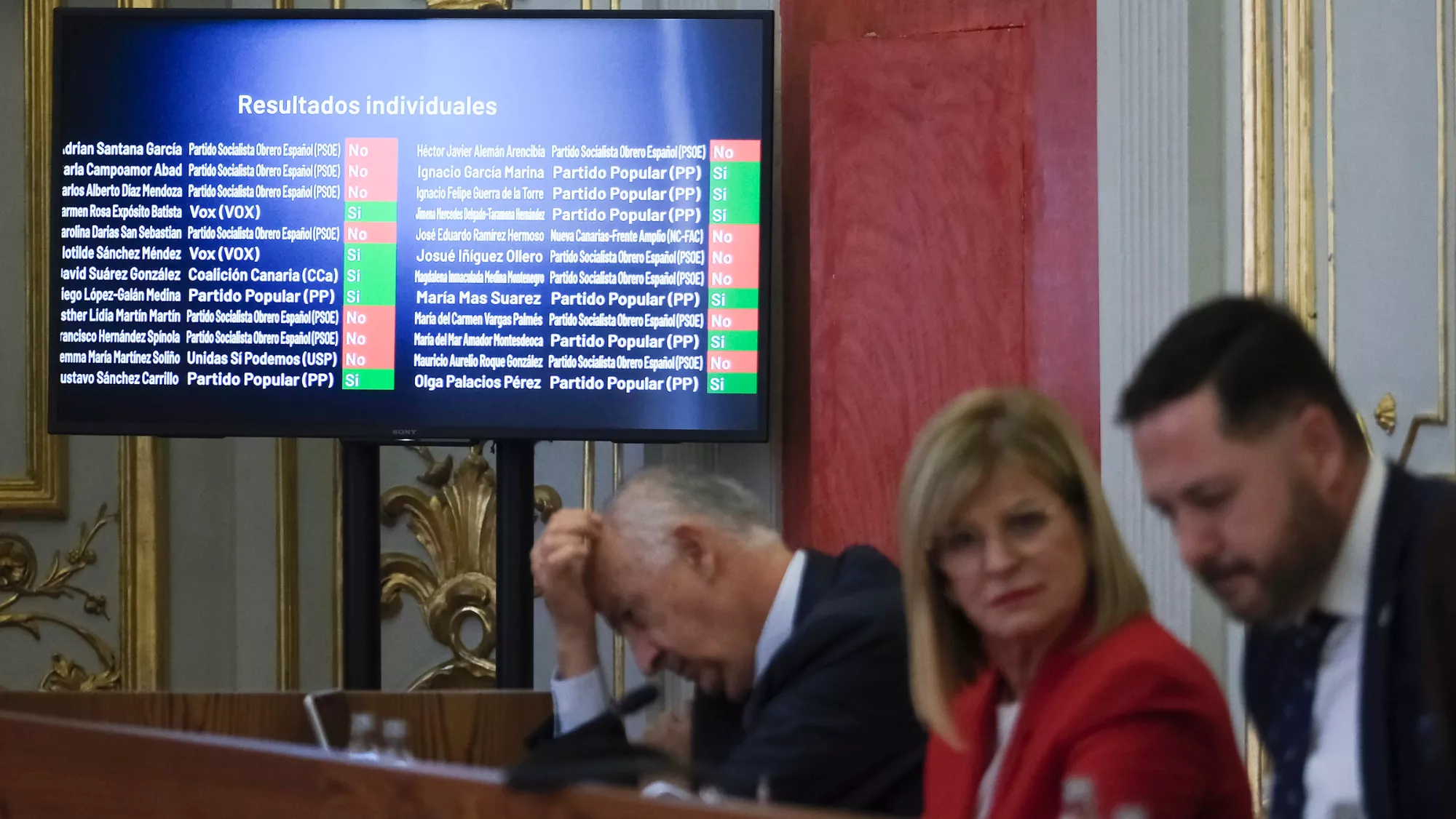 Pleno extraordinario del Ayuntamiento de Las Palmas de Gran Canaria sobre Sociedad de Promoción / EFE - ÁNGEL MEDINA G.