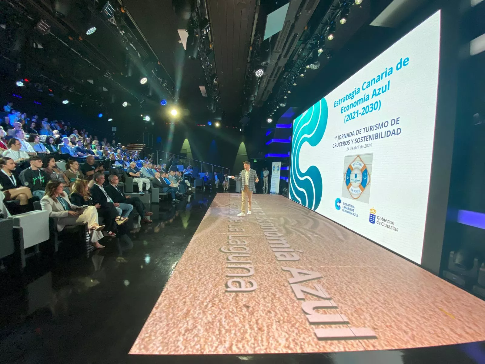 Imagen de las primeras jornadas de Turismo de Cruceros y Sostenibilidad. / ATLÁNTICO HOY - ALBA MARICHAL