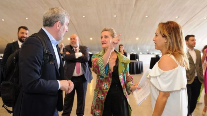 Fernando Clavijo en la gala de 2023 a Mejores Iniciativas Empresariales