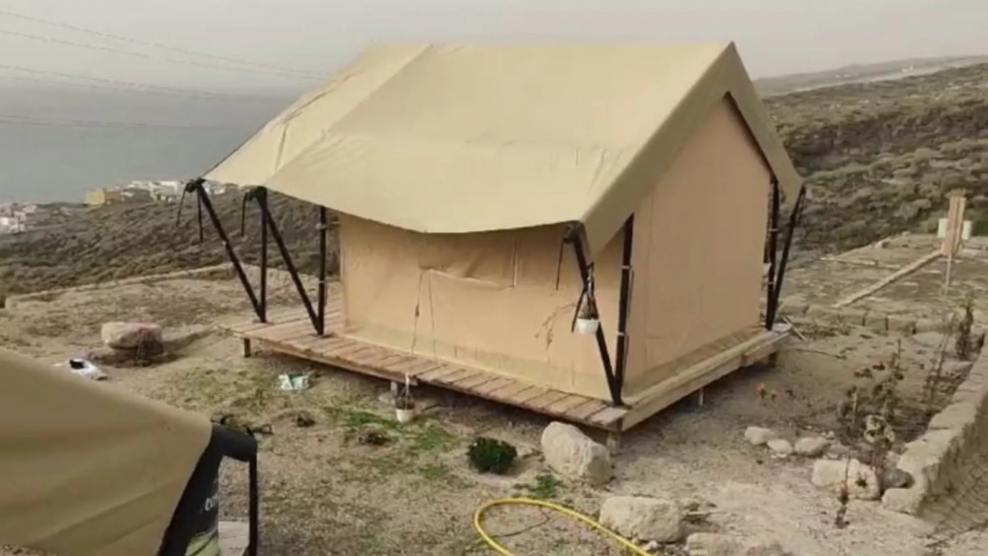 Construcción ilegal que fue sancionada en Güímar. / GOBIERNO DE CANARIAS