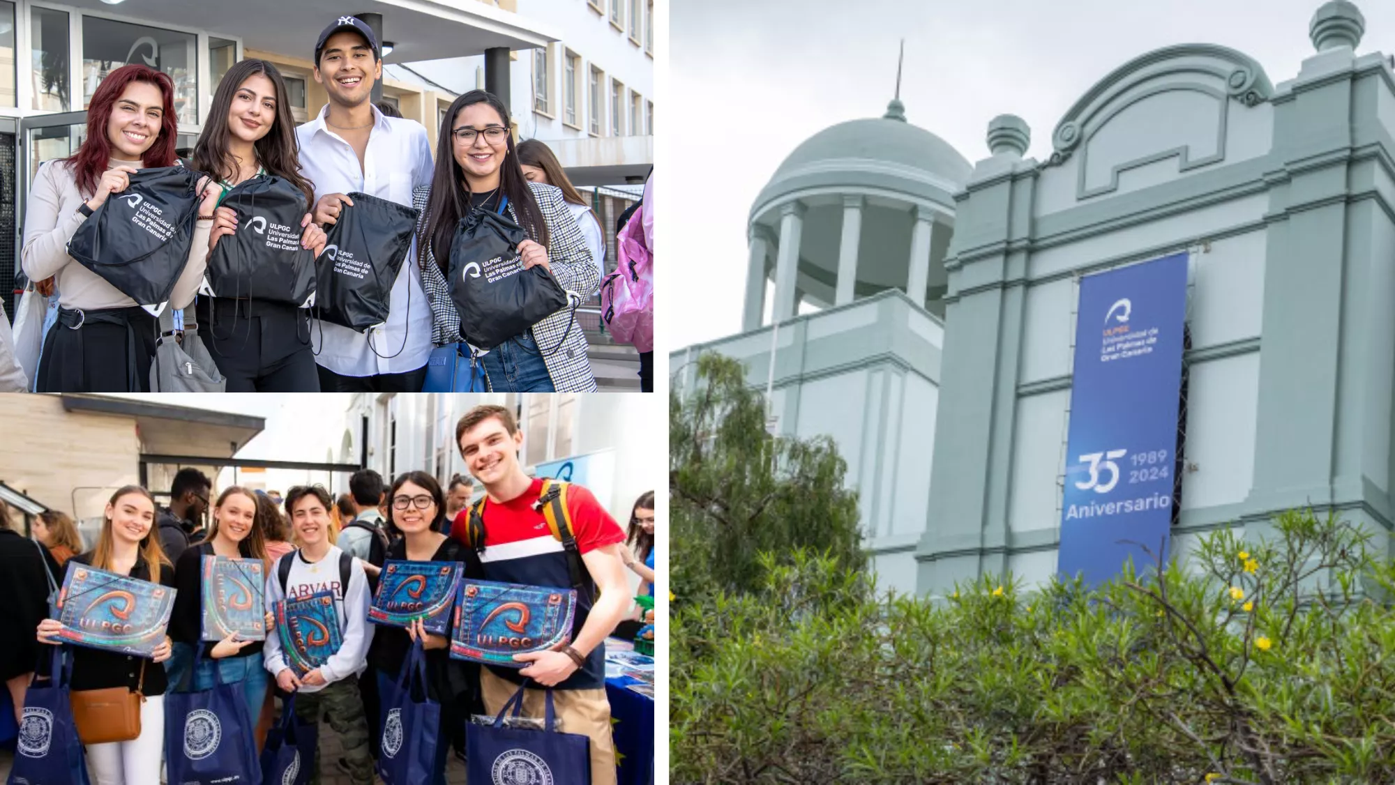 35 aniversario de la Universidad de Las Palmas de Gran Canaria / MONTAJE AH - ULPGC