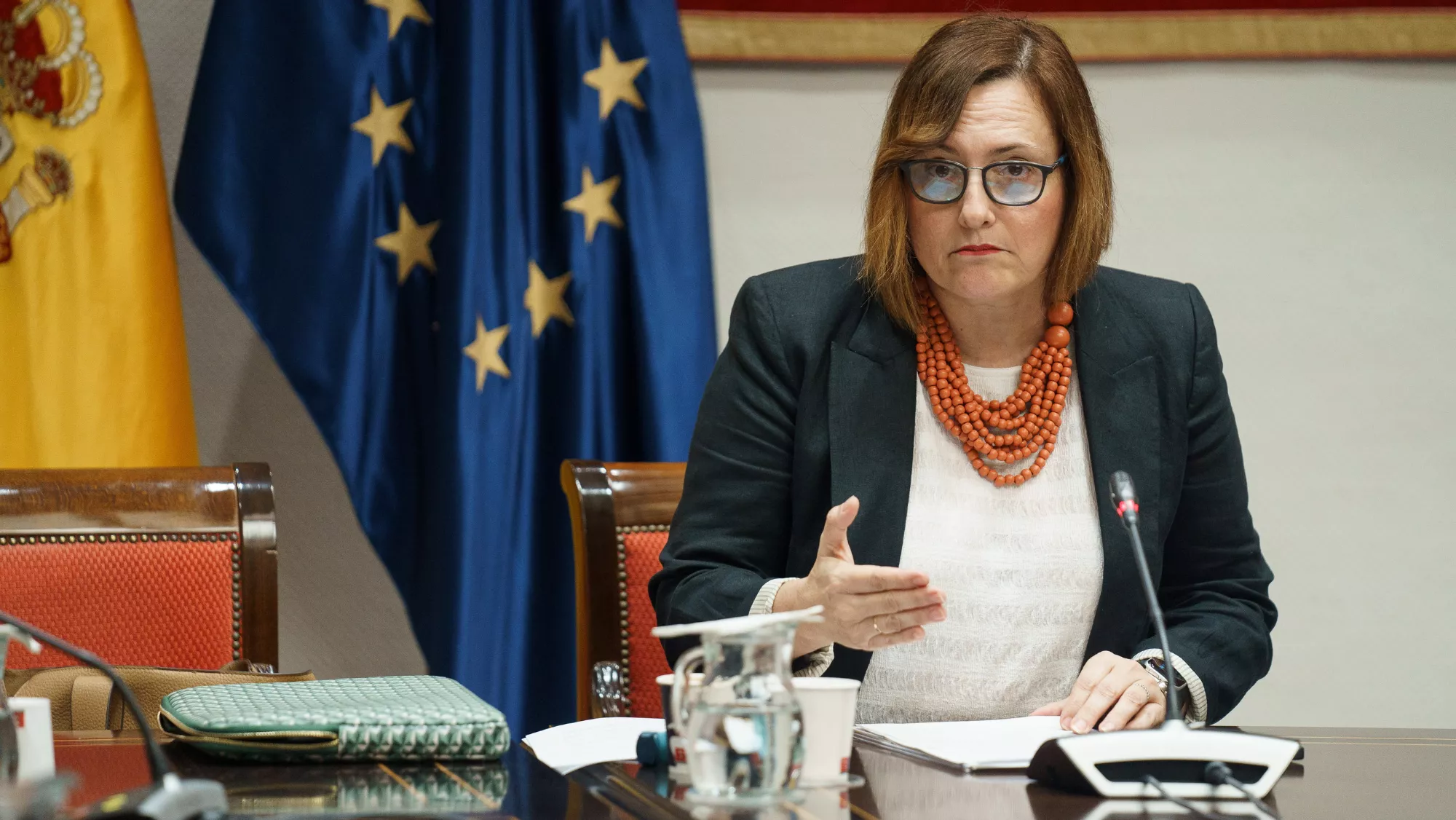 La consejera de Bienestar Social, Igualdad, Juventud, Infancia y Familias del Gobierno de Canarias, Candelaria Delgado. / EFE