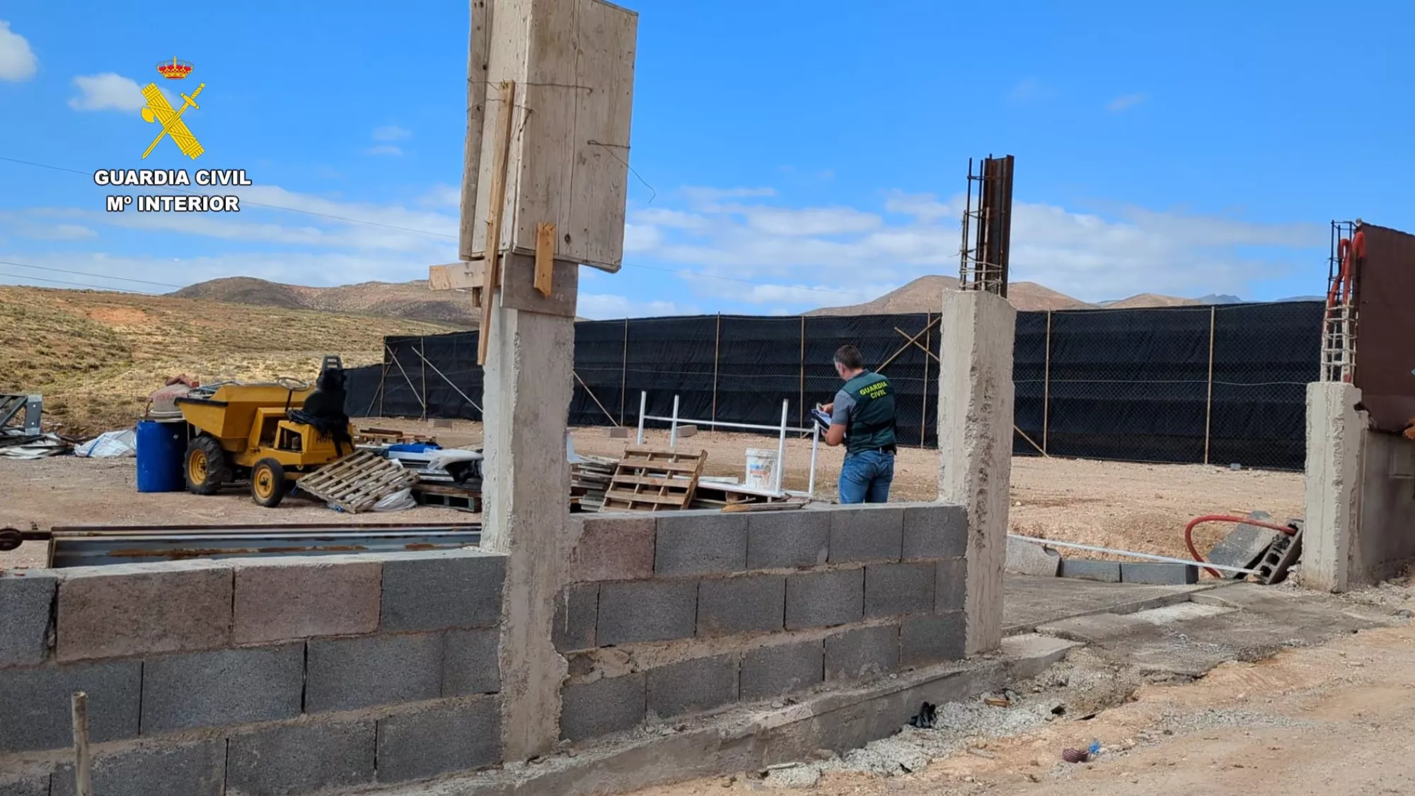Imagen de construcciones en áreas protegidas de Gran Canaria / SEPRONA GUARDIA CIVIL 