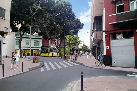 Calle Guanarteme de Las Palmas./