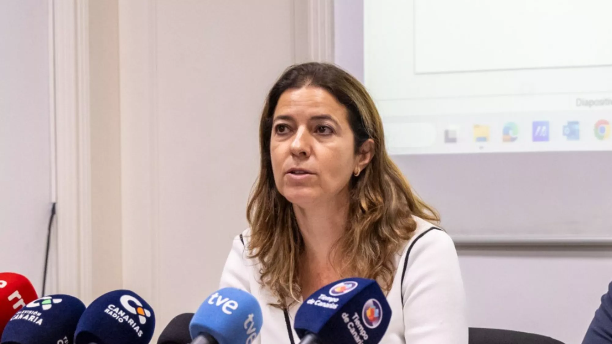 Imagen de archivo de la viceconsejera de Empleo del Gobierno de Canarias, Isabel León. / GOBIERNO DE CANARIAS