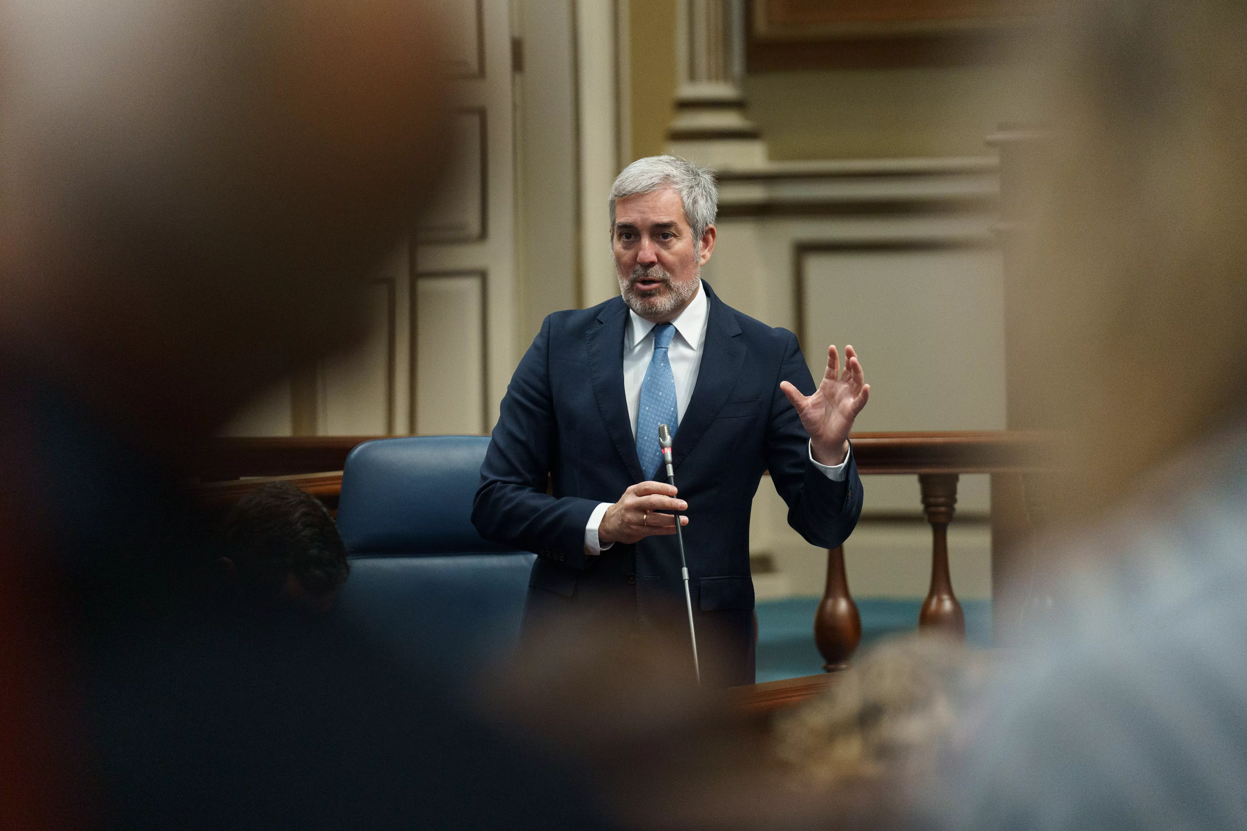 El presidente del Gobierno de Canarias, Fernando Clavijo. / EFE