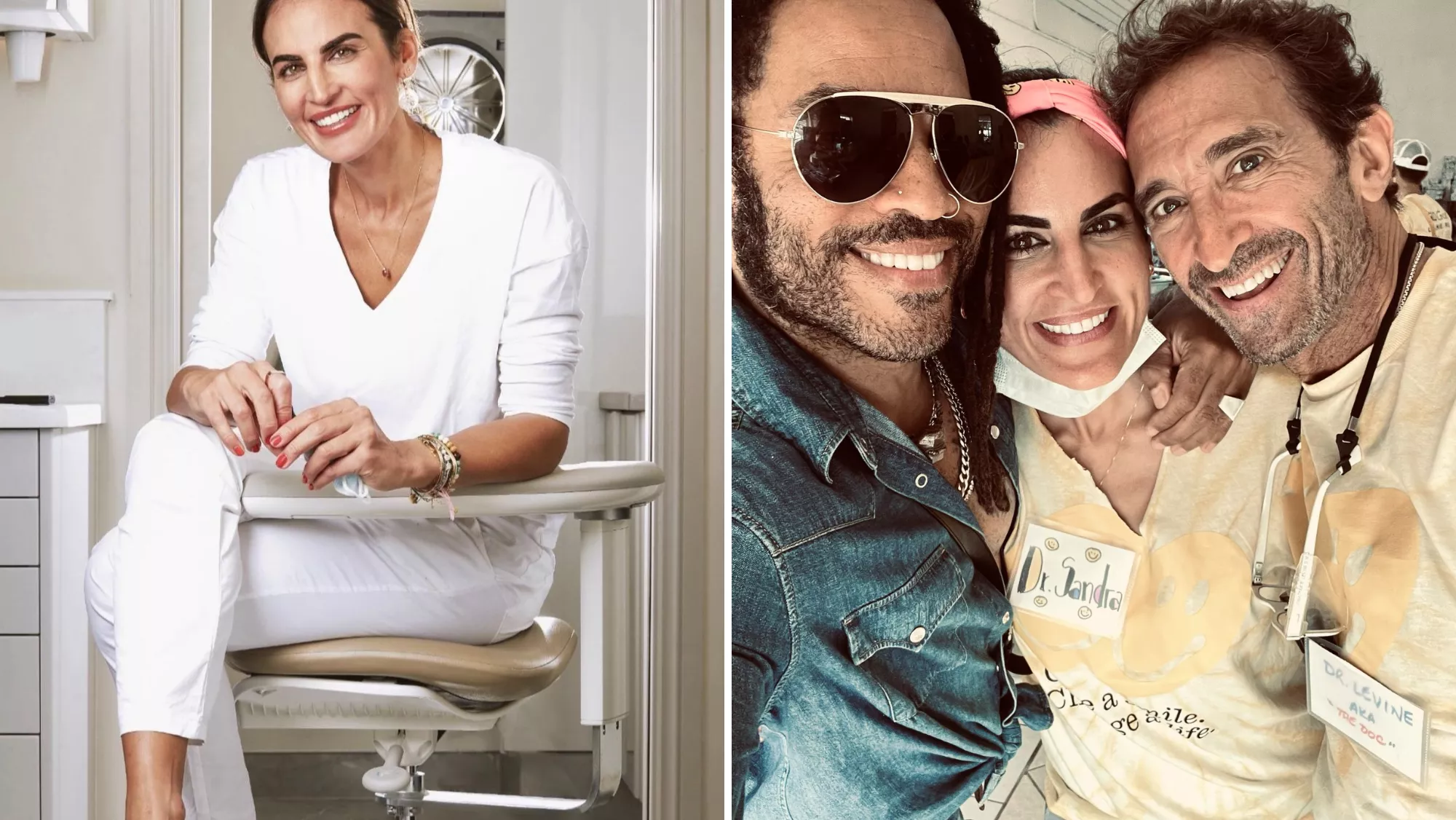 Sandra García es dentista estética, tiene su propia clínica en Londres y participa en la Fundación Glo Good / MONTAJE AH