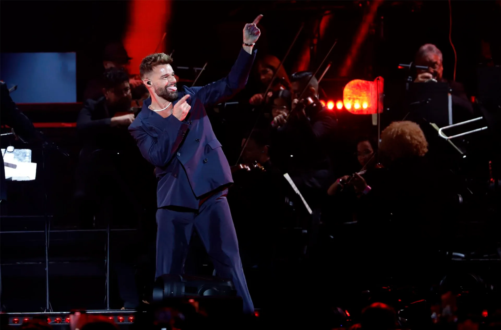 Ricky Martin durante un concierto. / EFE