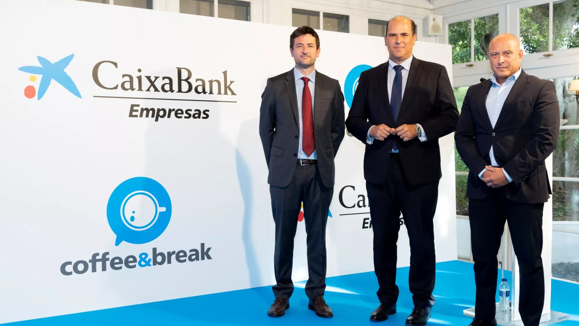 Oriol Aspachs, Manuel Afonso y Andrés Guerra / CAIXABANK