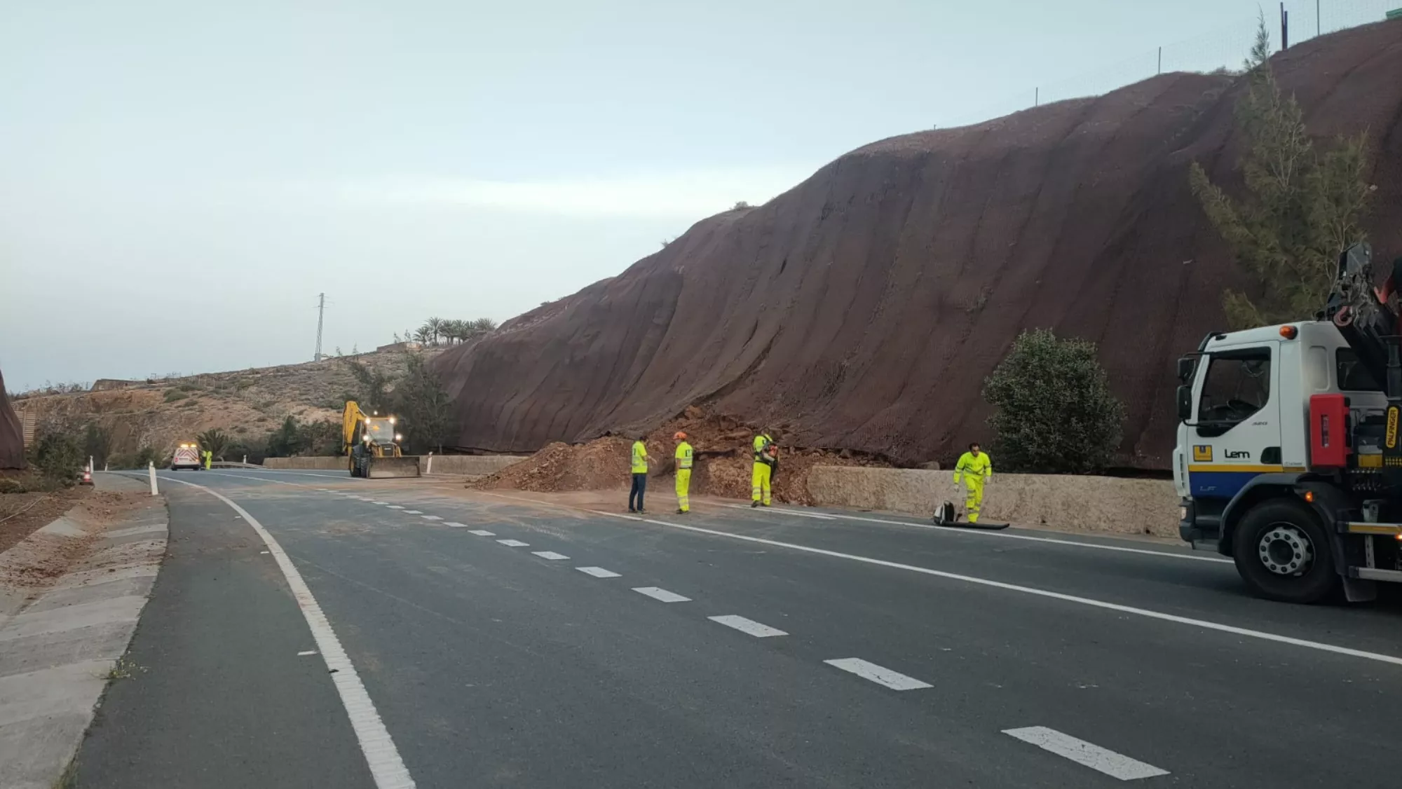 Trabajos en San Isidro, Gáldar / CONSEJERÍA DE OBRAS PÚBLICAS