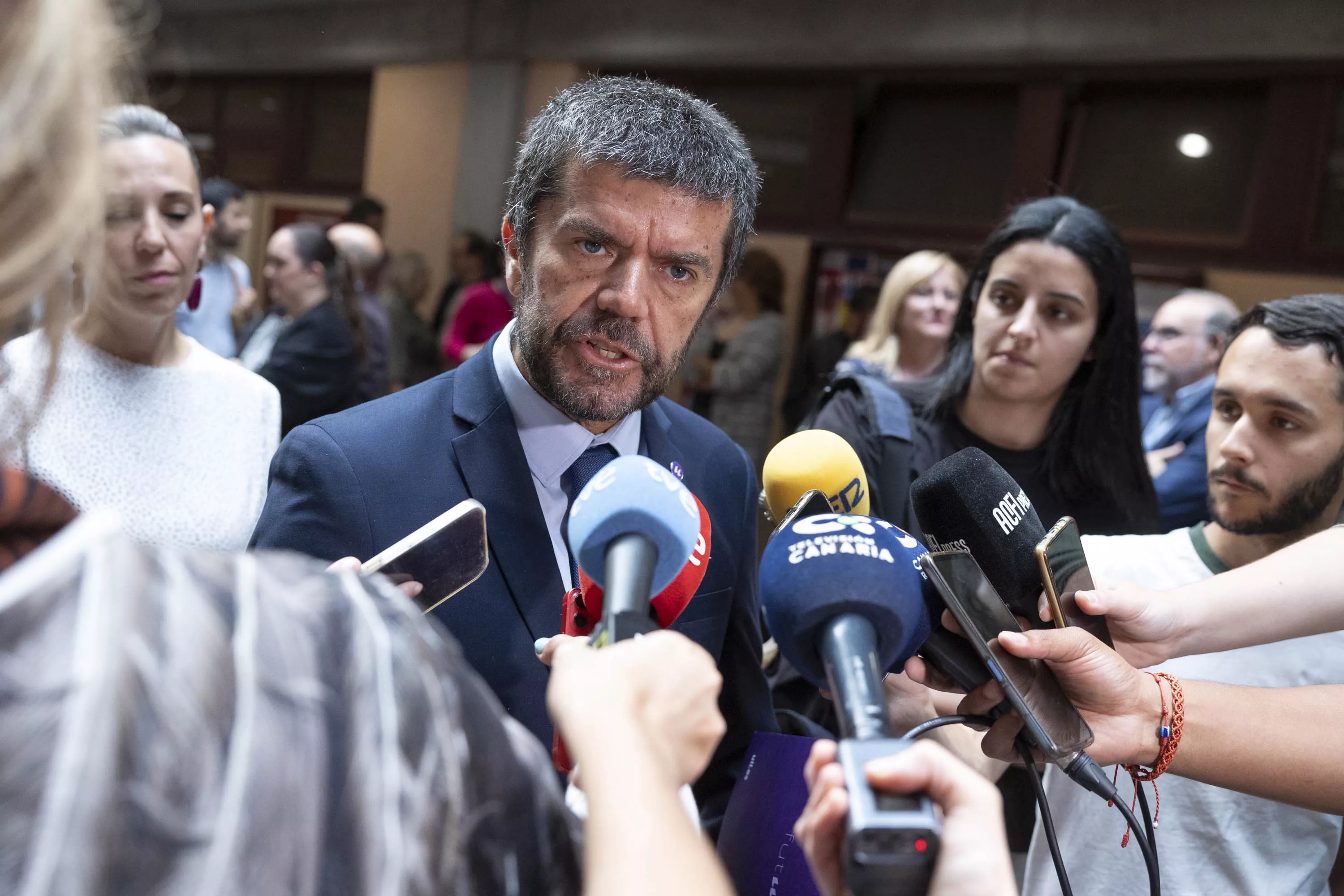 El rector de la Universidad de La Laguna, Francisco García. / EFE