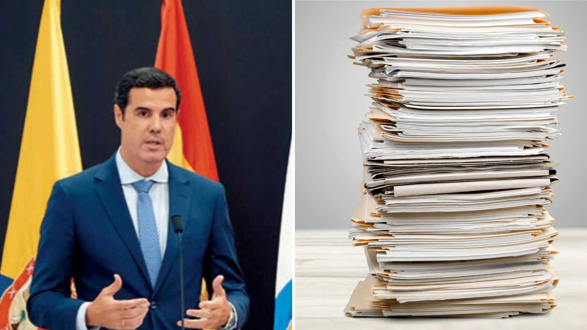 Gustavo González de Vega, viceconsejero de Economía e Internacionalización, apuesta por la declaración responsable / MONTAJE AH