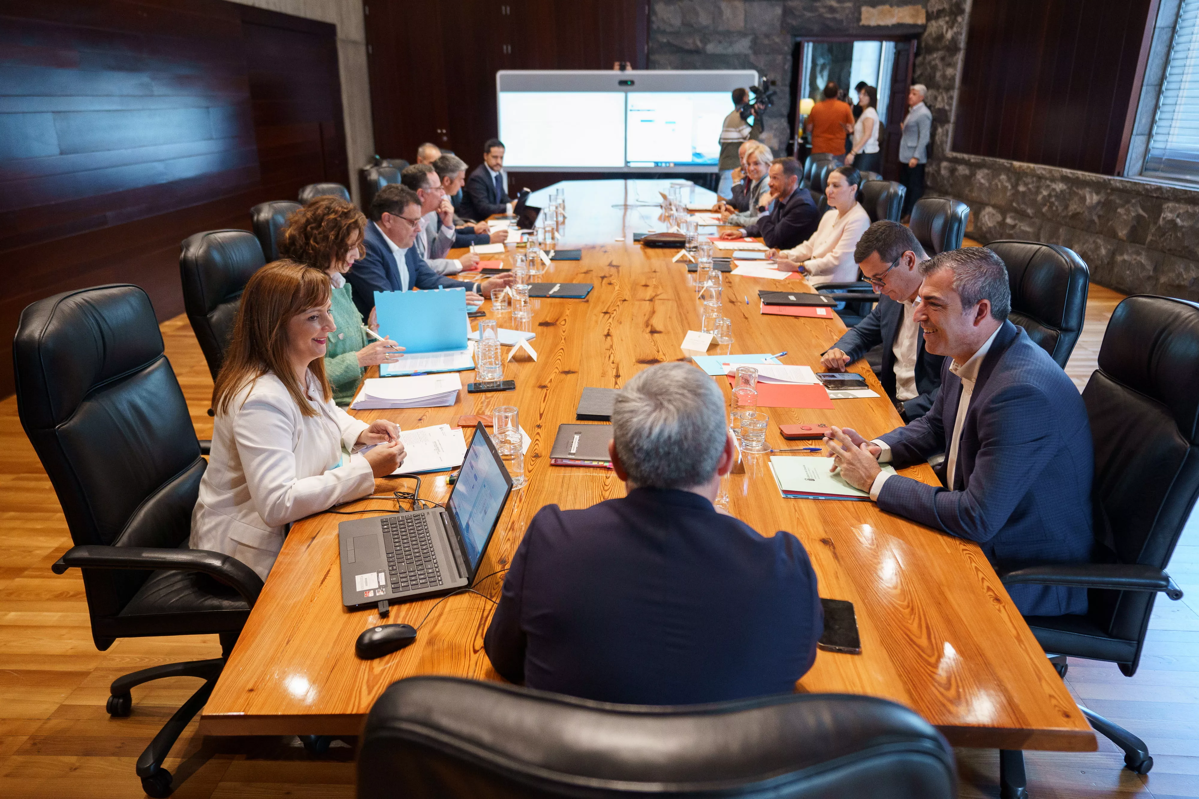 Reunión del Consejo de Gobierno de Canarias. / RAMÓN DE LA ROCHA-EFE