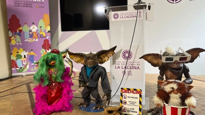 Un grupo de gremlins en la presentación del Día de la Familia / AH / BELA CABRERA Un grupo de gremlins en la presentación del Día de la Familia / AH / BELA CABRERA