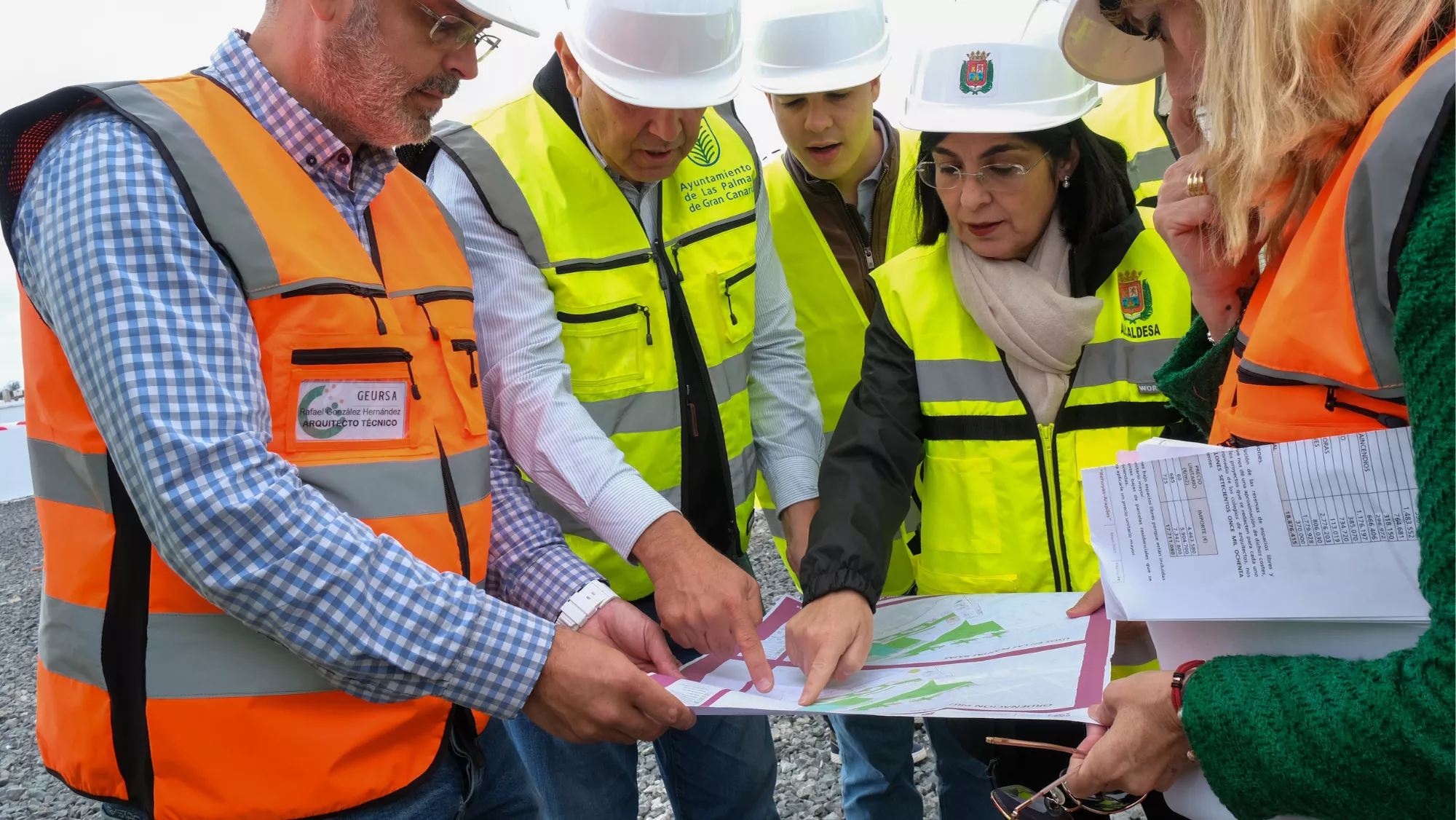 El Ayuntamiento visita las obras de Las Rehoyas / AYUNTAMIENTO DE LAS PALMAS DE GRAN CANARIA
