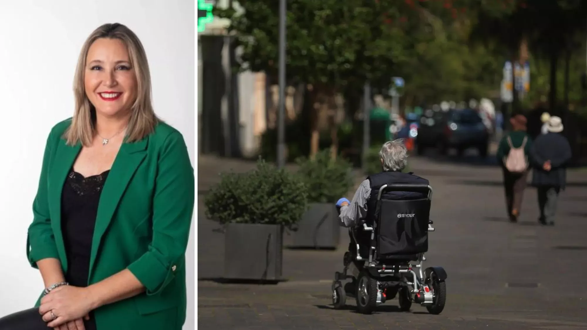 Dulce María Gutiérrez, directora general de Discapacidad del Gobierno de Canarias / MONTAJE AH