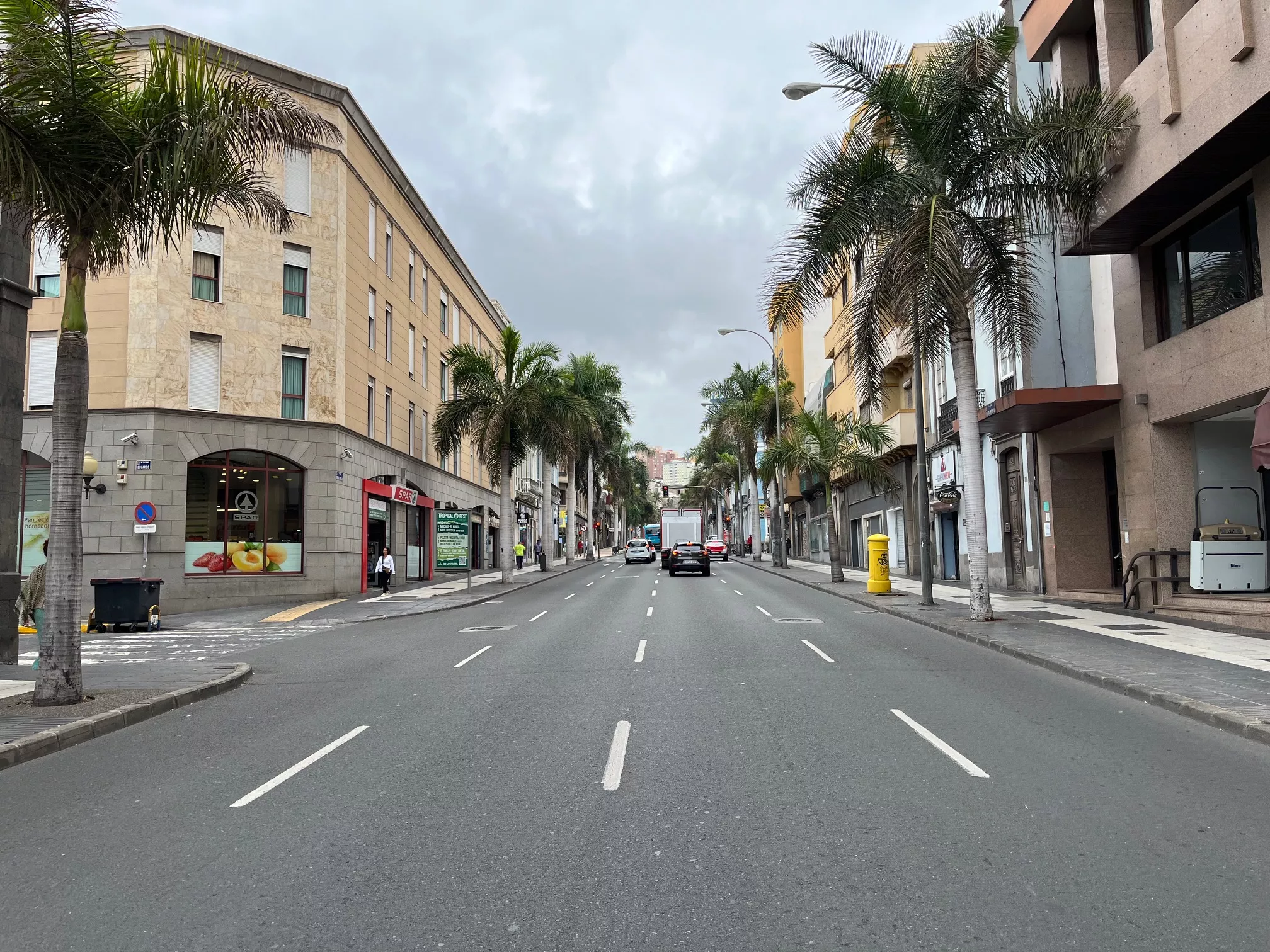 Imagen de la calle Bravo Murillo, en Las Palmas de Gran Canaria, el 15 de mayo de 2024