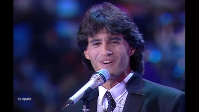 Sergio Dalma en su paso por Eurovisión / RTVE Sergio Dalma en su paso por Eurovisión / RTVE