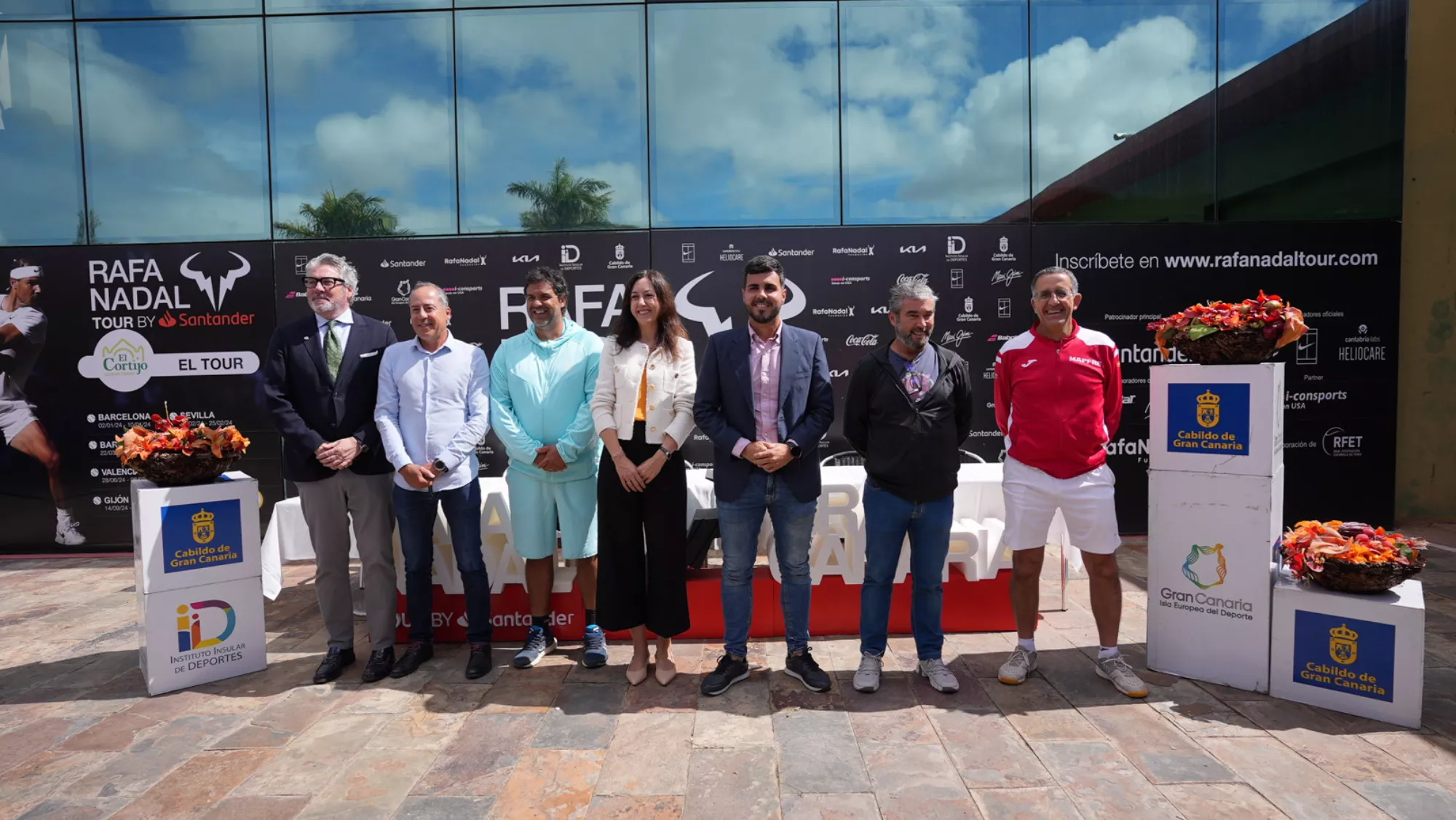 Presentación del Rafa Nadal Tour By Santander 2024./ CEDIDA