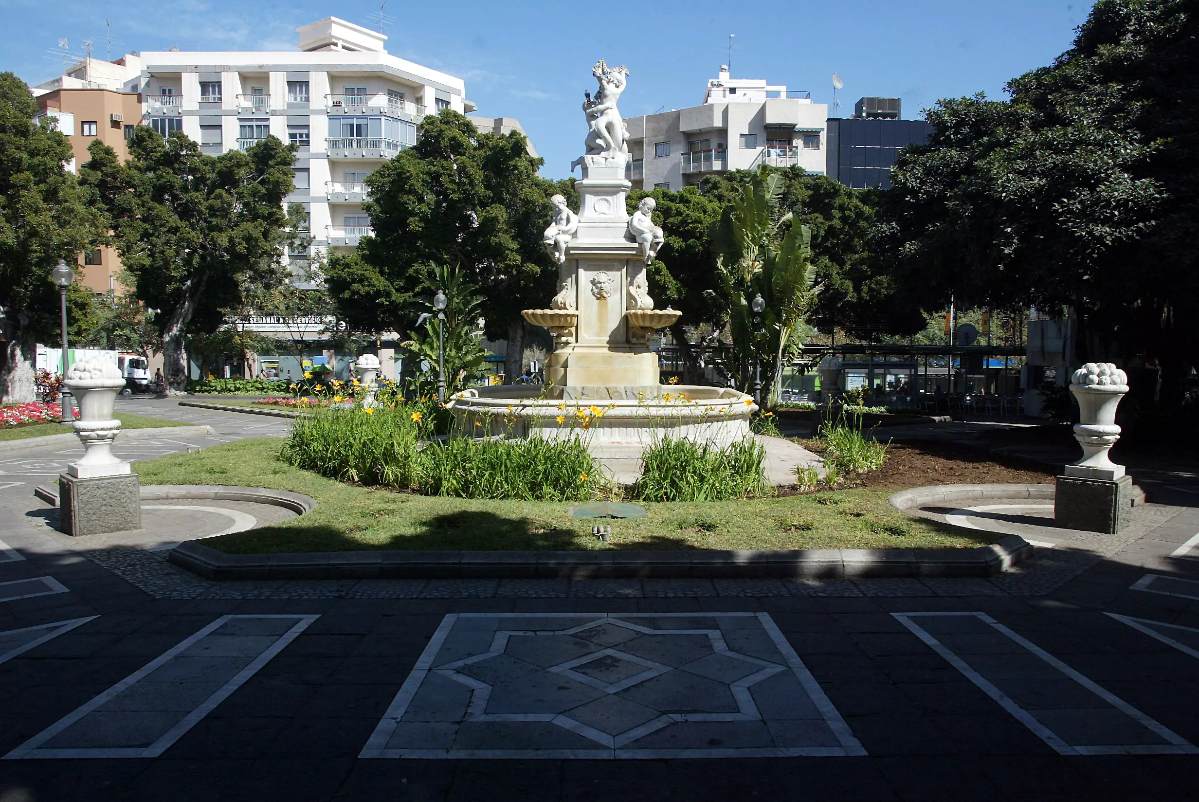 Plaza Weyler, punto de particia del Paseo Romero escolar / CEDIDA