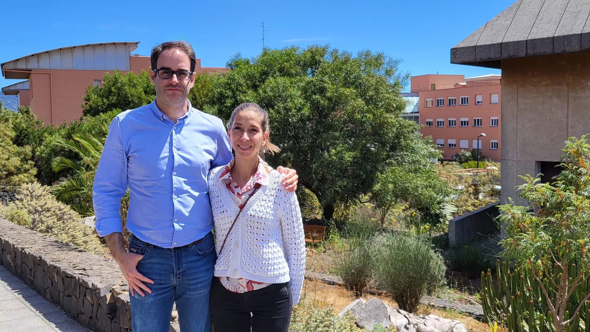 Los investigadores de la ULL Edgar Pérez Herrero e Ingrid Morales Pérez./ CEDIDA Los investigadores de la ULL Edgar Pérez Herrero e Ingrid Morales Pérez./ CEDIDA