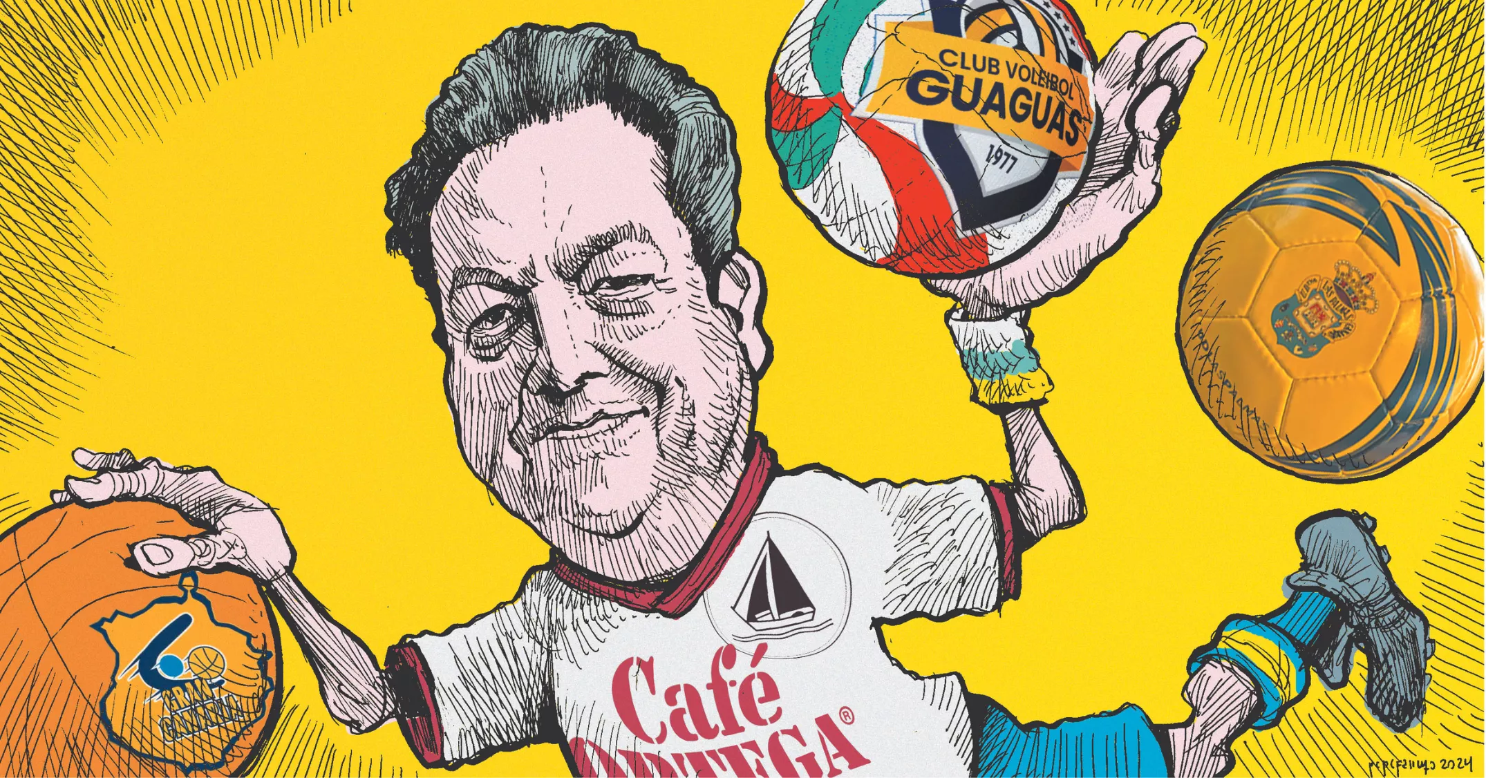 Ariel Ortega, por Farruqo.