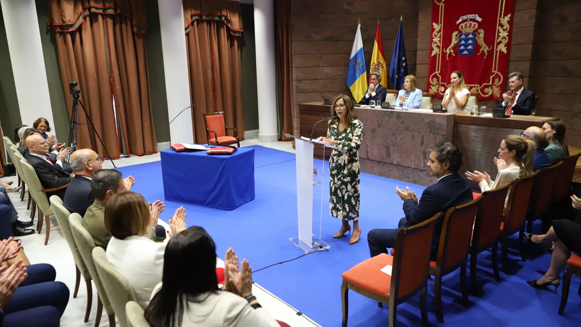 Toma de posesión de Dolores padrón al frente del Diputado del Común / PARLAMENTO DE CANARIAS