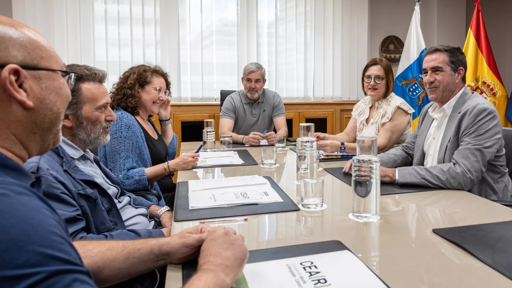 Reunión de CEAR con Presidencia de Canarias y Consejería de Bienestar Social / GOBIERNO DE CANARIAS