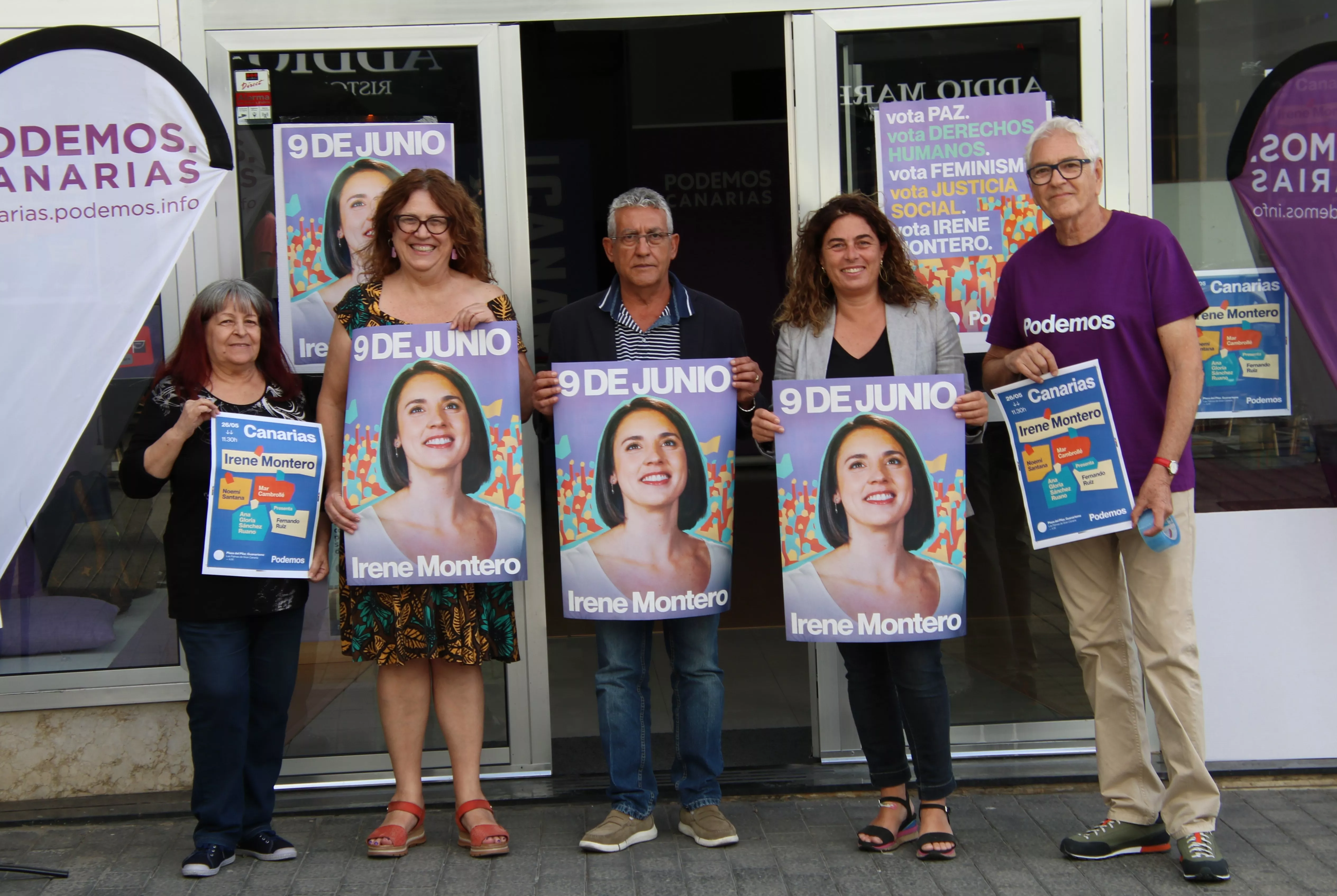 Inicio de campaña para las Elecciones Europeas de Podemos en Canarias / CEDIDA