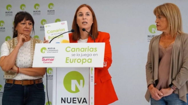 La candidata de Sumar-NC a los comicios del Parlamento Europeo del próximo 9 de junio, Lorena López / CEDIDA