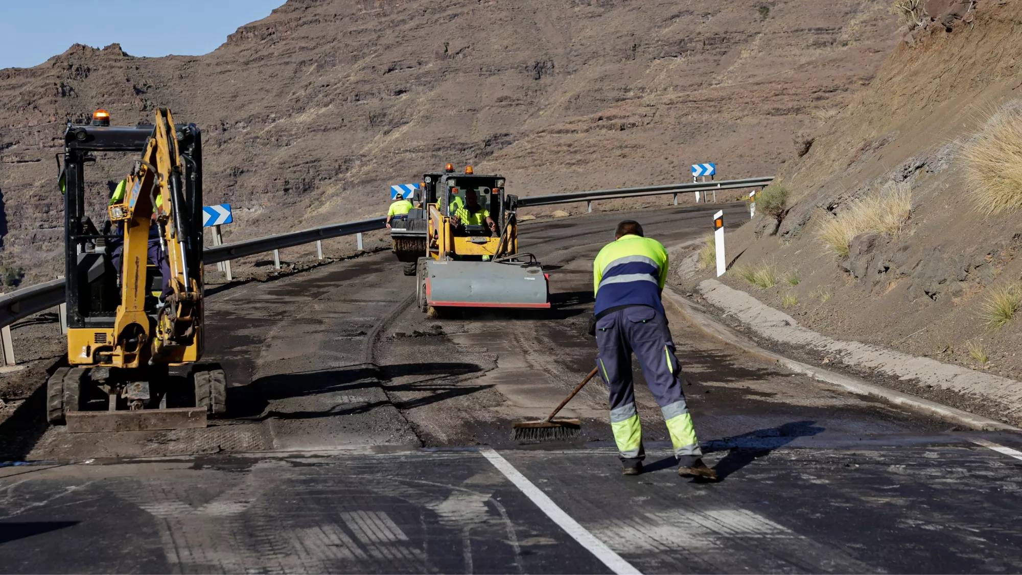 La inversión para llevar a cabo el asfaltado de las vías alcanza el 1,5 millones de euros / CABILDO DE GRAN CANARIA