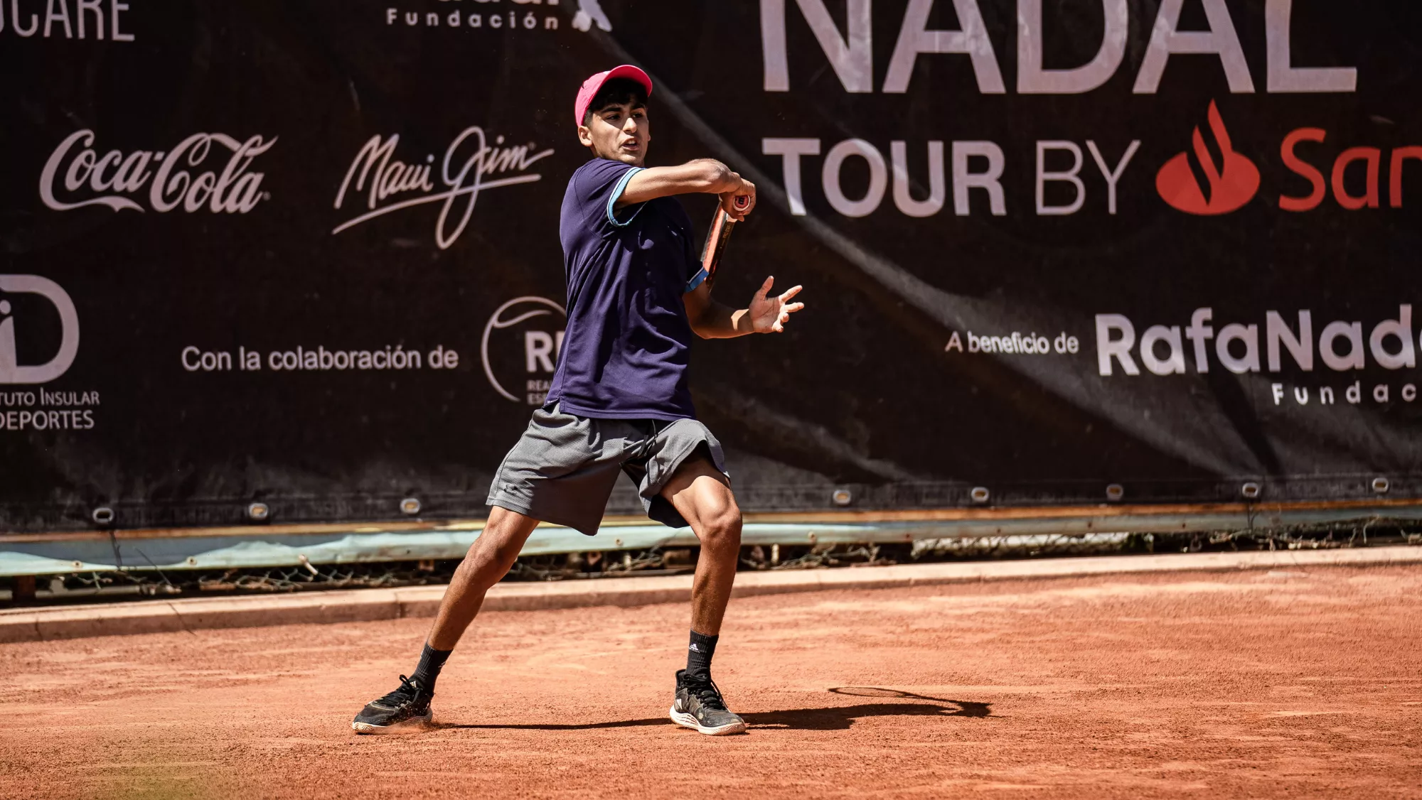 El tenista tinerfeño Adam Lucio jugará en la final / RAFA NADAL TOUR BY SANTANDER 2024