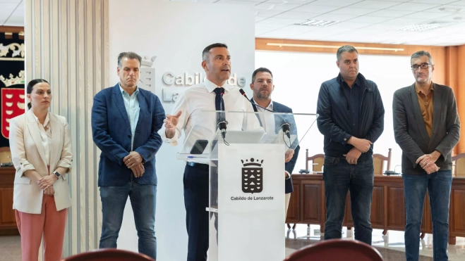 Comparecencia de Oswaldo Betancort, presidente del Cabildo de LanzaroteCABILDO DE LANZAROTE Comparecencia de Oswaldo Betancort, presidente del Cabildo de LanzaroteCABILDO DE LANZAROTE