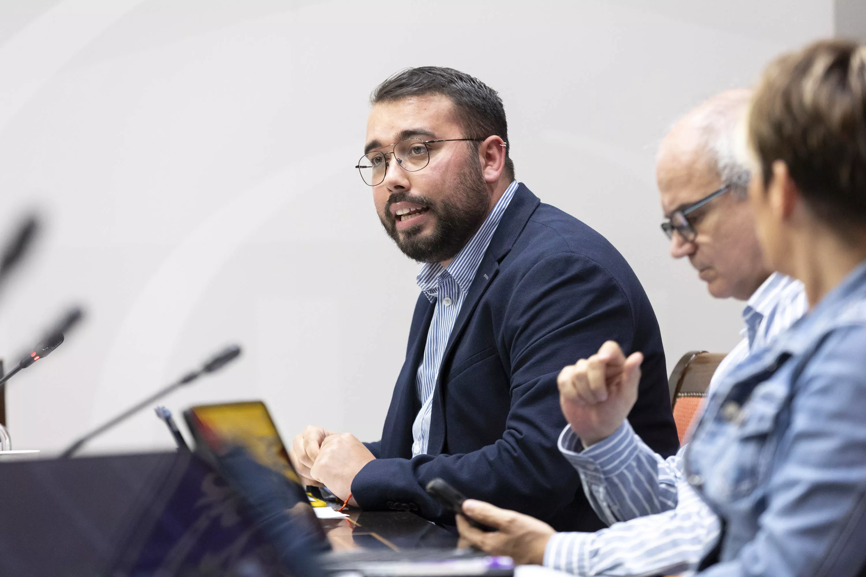 El vicepresidente de la Asociación de Jóvenes por la Investigación de Tenerife, Sergio Siverio. / MIGUEL BARRETO-EFE
