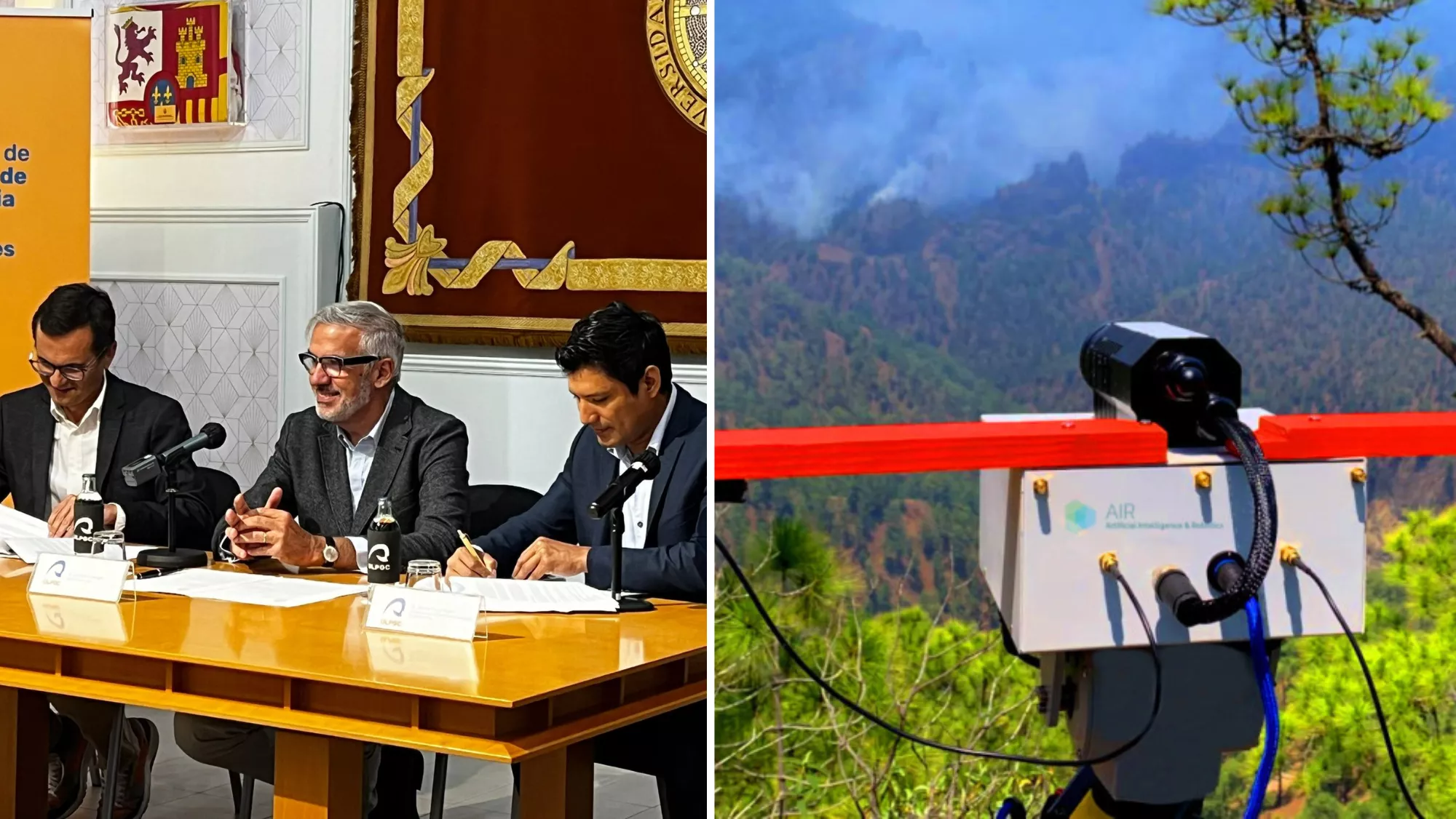 Artificial Intelligence & Robotics, el rector de la ULPGC y el sistema Forest / MONTAJE AH