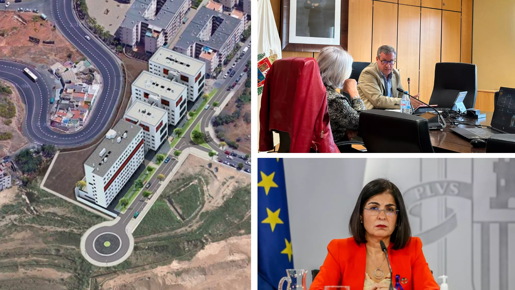 El proyecto de las viviendas, Mauricio Roque y Carolina Darias / MONTAJE AH