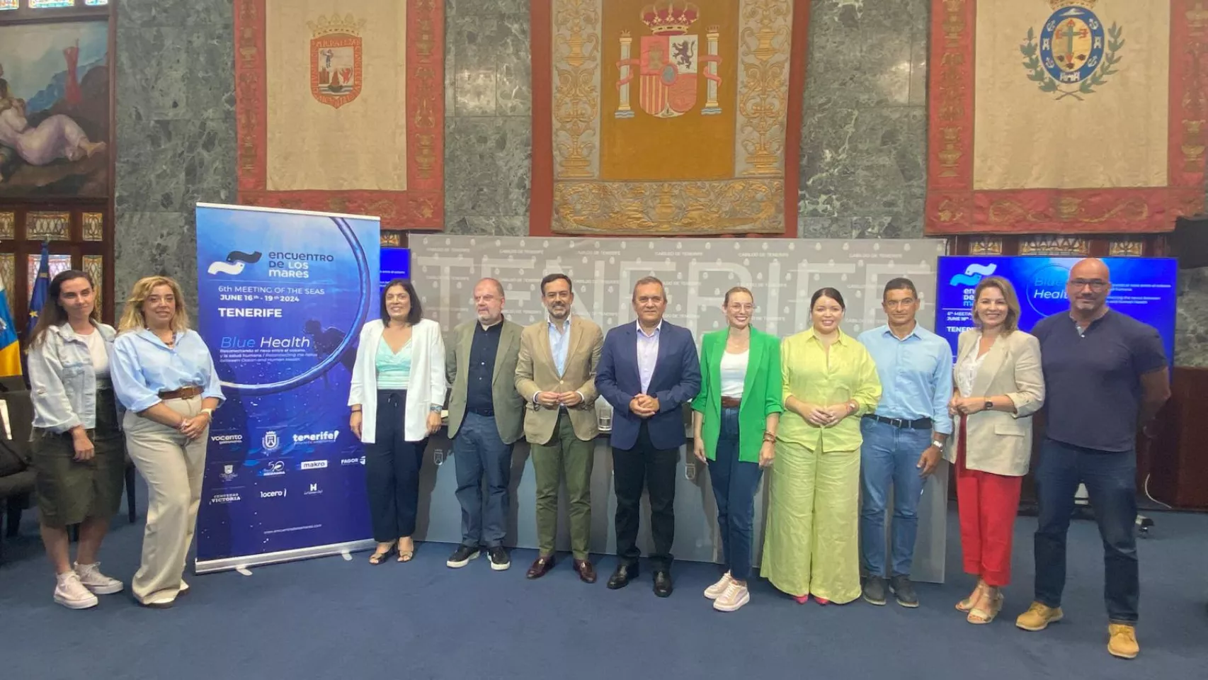 Presentación en el Cabildo de Tenerife de la sexta edición de 'Encuentro de los Mares'. / ATLÁNTICO HOY - ALBA MARICHAL