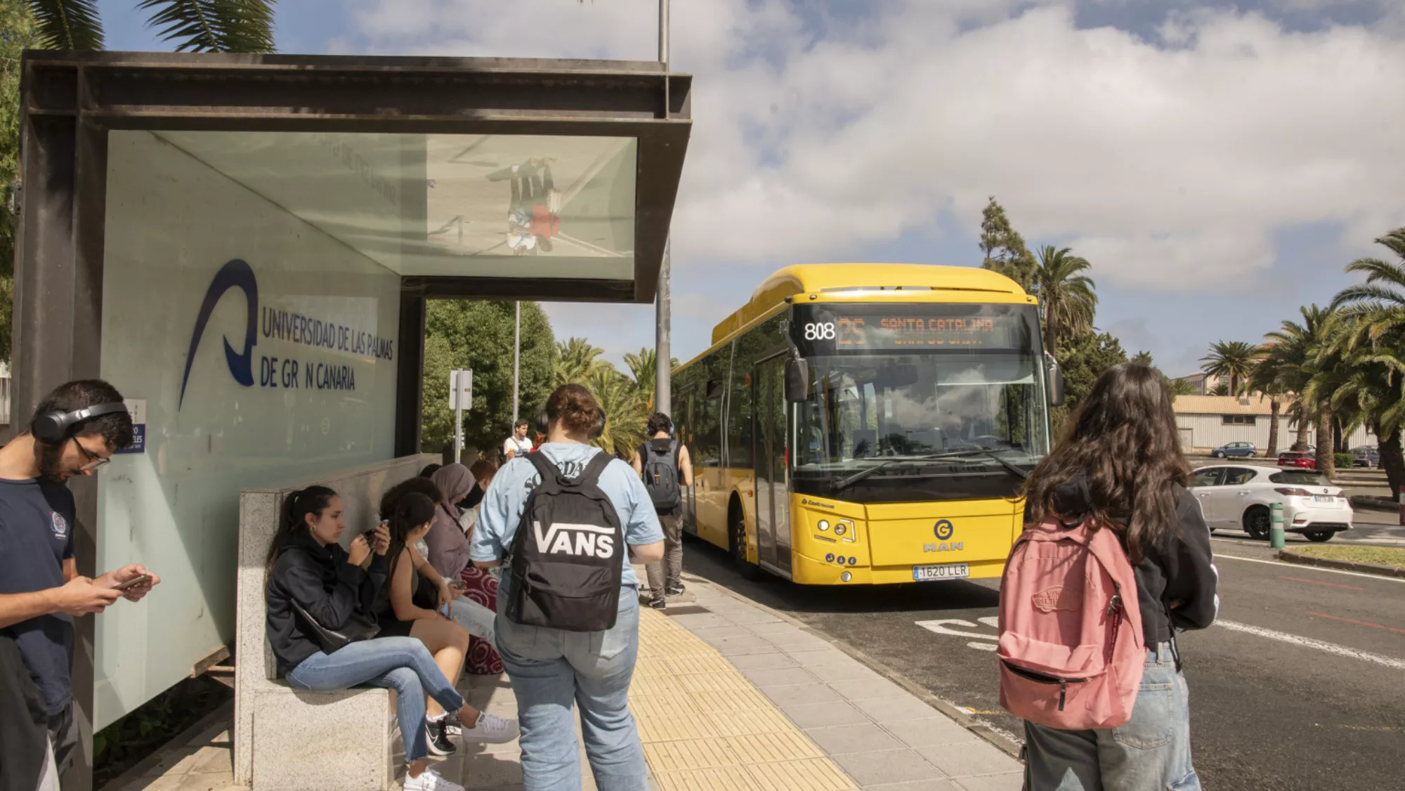 Parada del campus de Tafira / GUAGUAS MUNICIPALES
