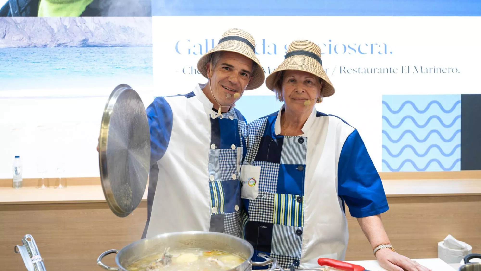 El chef Joao Faraco junto a Rosario