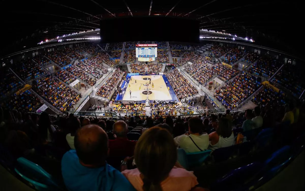 Panorámica del Gran Canaria Arena. / M. HENRÍQUEZ-ACB PHOTO