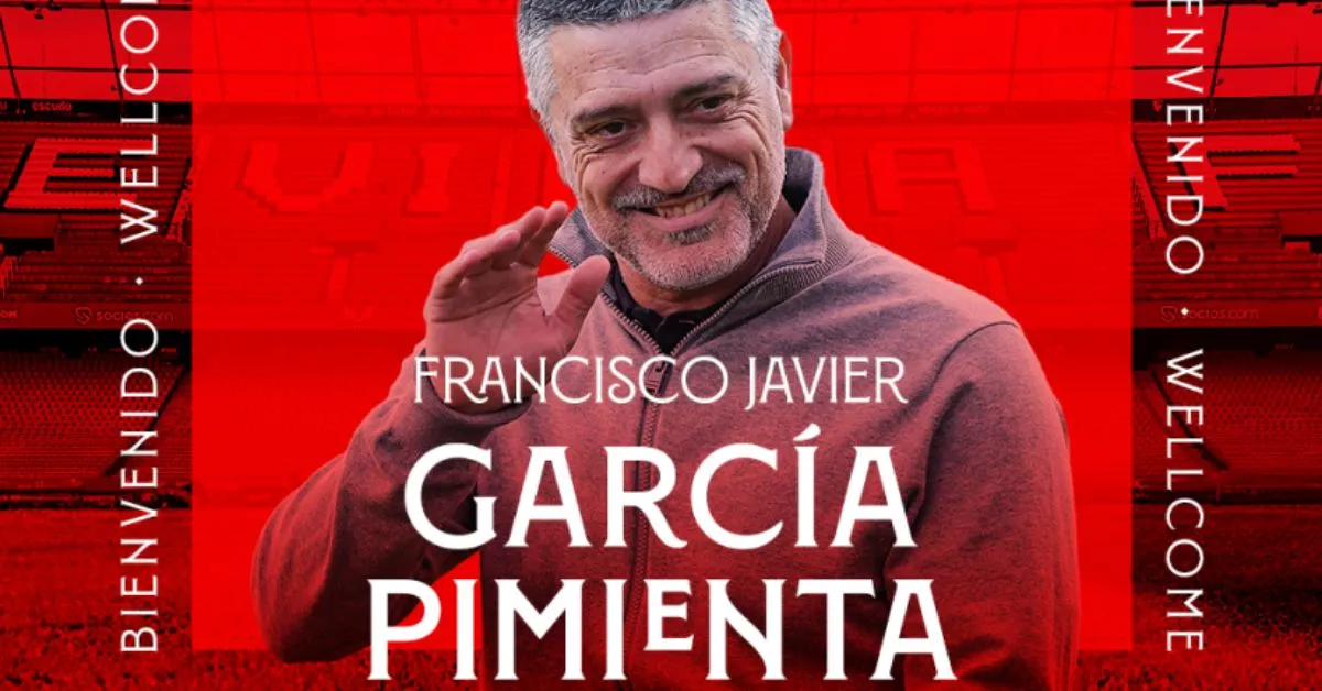 Imagen que anuncia el fichaje de García Pimienta como nuevo entrenador del Sevilla / SEVILLA FC