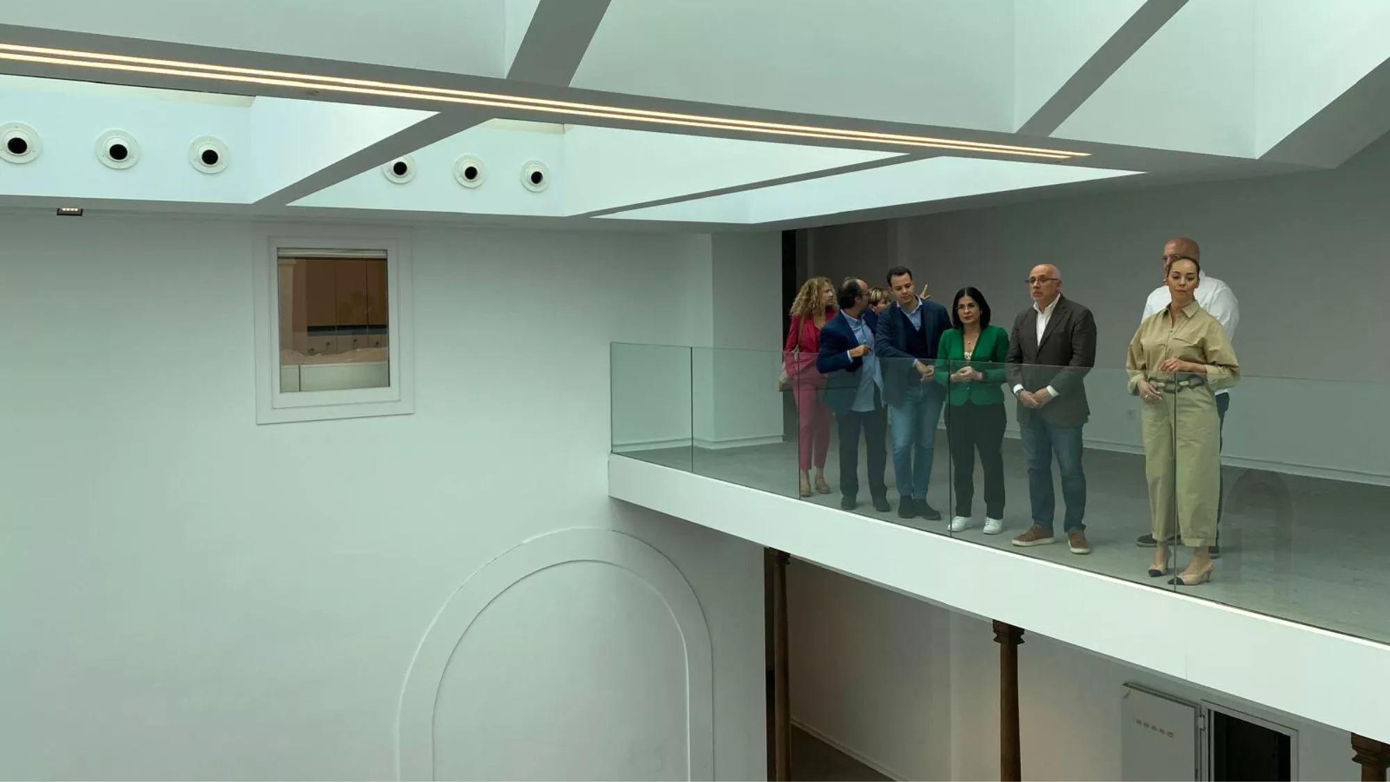 Visita de las autoridades del Cabildo insular y el Ayuntamiento de Las Palmas de Gran Canaria al futuro Museo de Bellas Artes que se prevé inaugura en 2026 / ATLÁNTICO HOY