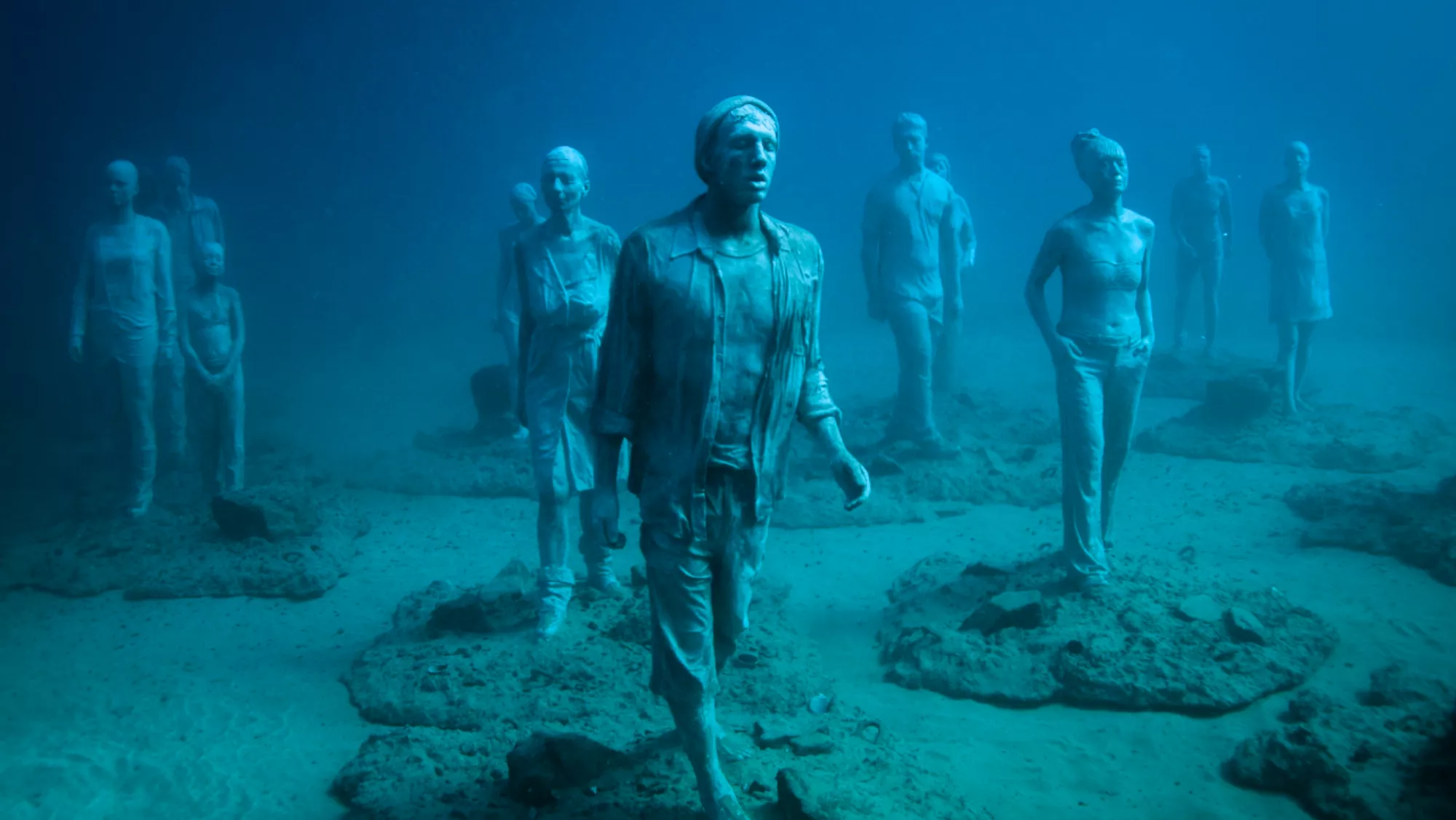Imagen del museo debajo del agua en Lanzarote / TURISMO DE LANZAROTE
