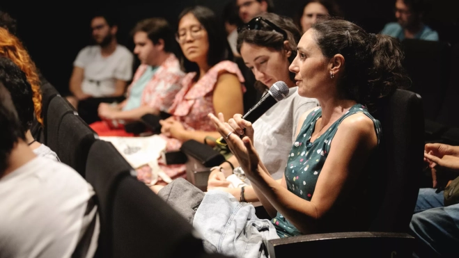 El público participando en las ponencias de la edición anterior de Verbena / ADRIANA SANDEC El público participando en las ponencias de la edición anterior de Verbena / ADRIANA SANDEC