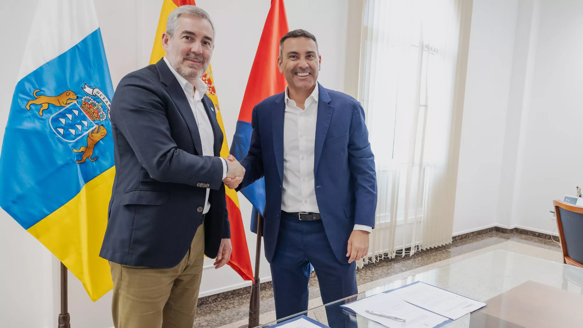 Fernando Clavijo y Oswaldo Betancort / CABILDO DE LANZAROTE