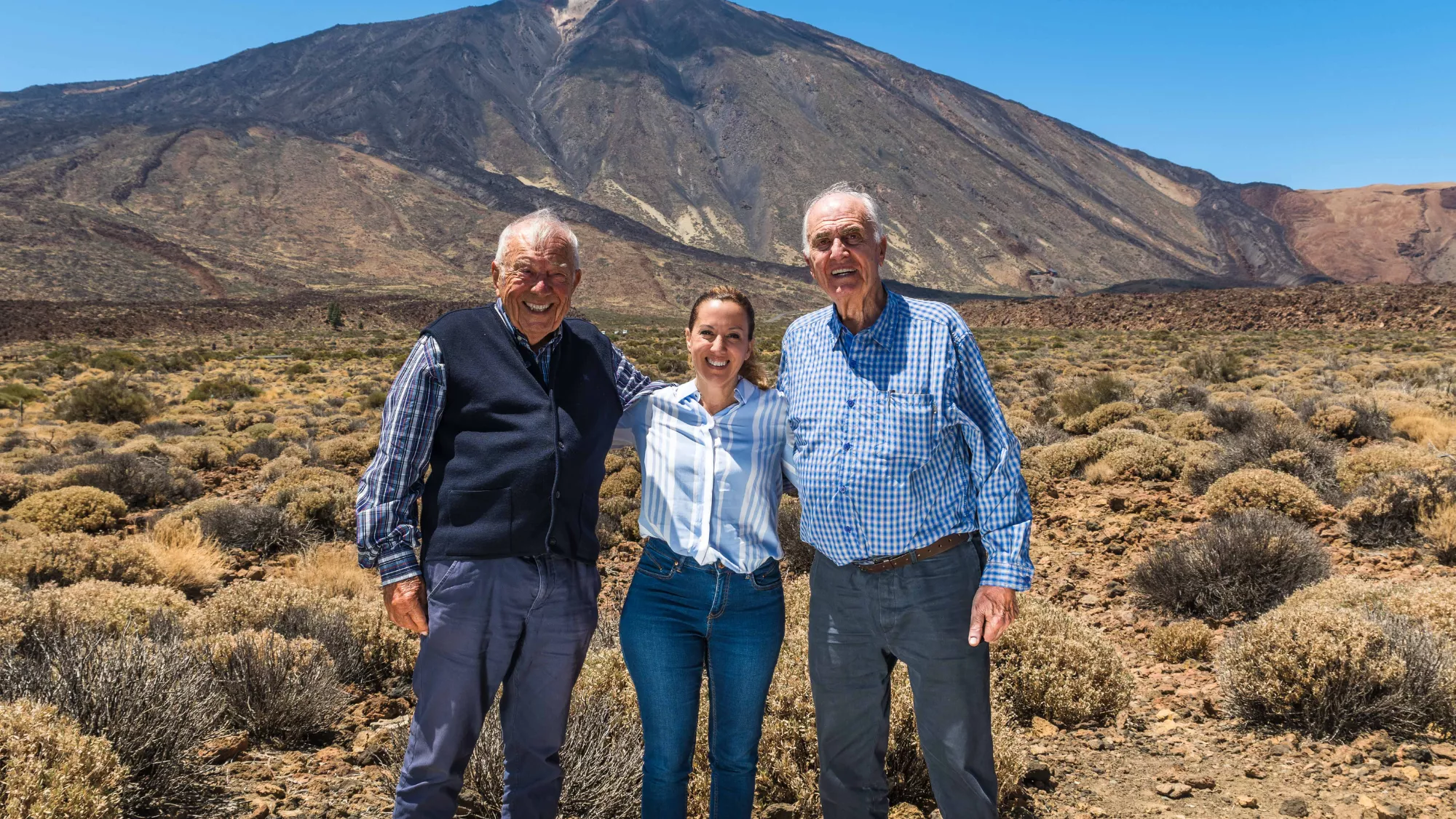 Isidoro Sánchez y Wolfredo Wildpret / CABILDO DE TENERIFE
