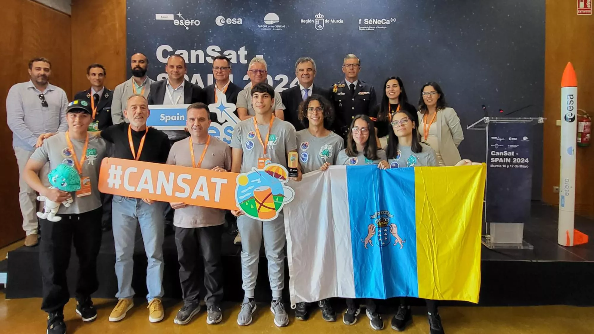 Ganadores del programa de robótica espacial / GOBIERNO DE CANARIAS