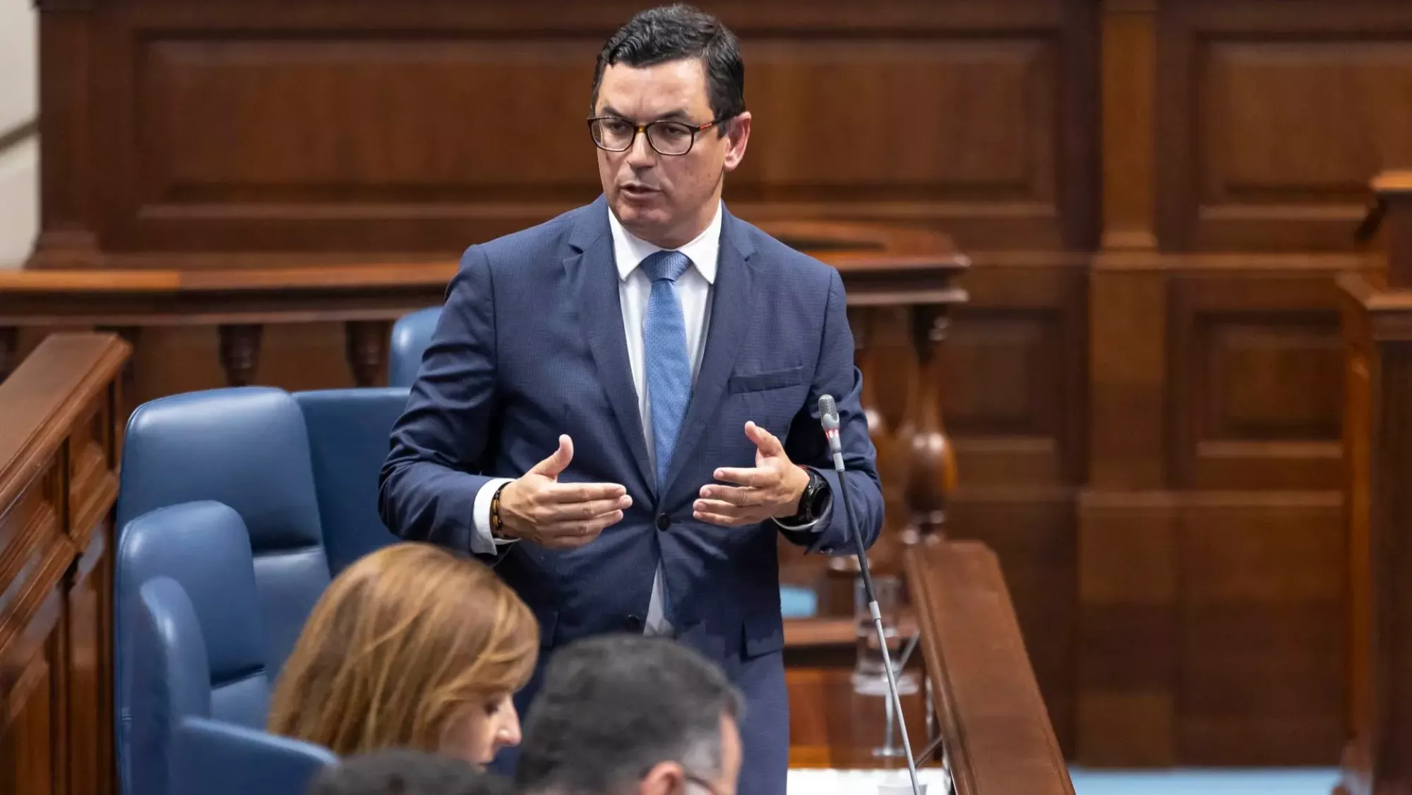 Pablo Rodríguez, consejero de Obras Públicas, Vivienda y Movilidad del Gobierno de Canarias / EFE