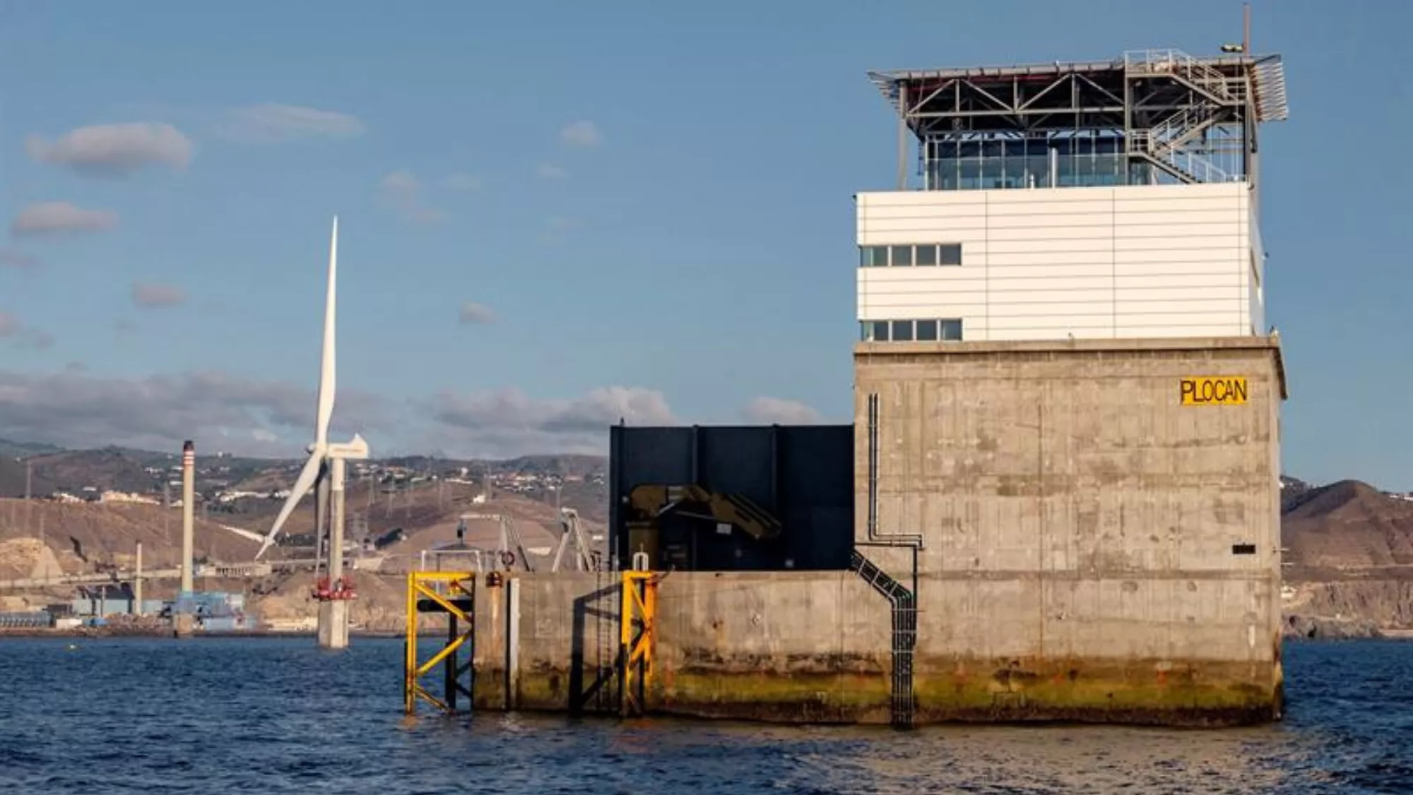 Canarias lidera con Inteligencia Artificial la innovación en seguridad y eficiencia portuaria. En la imagen, un prototipo de PLOCAN. / EFE